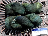 Malabrigo Worsted Yarn in Single Lot skeins - Green/Blue