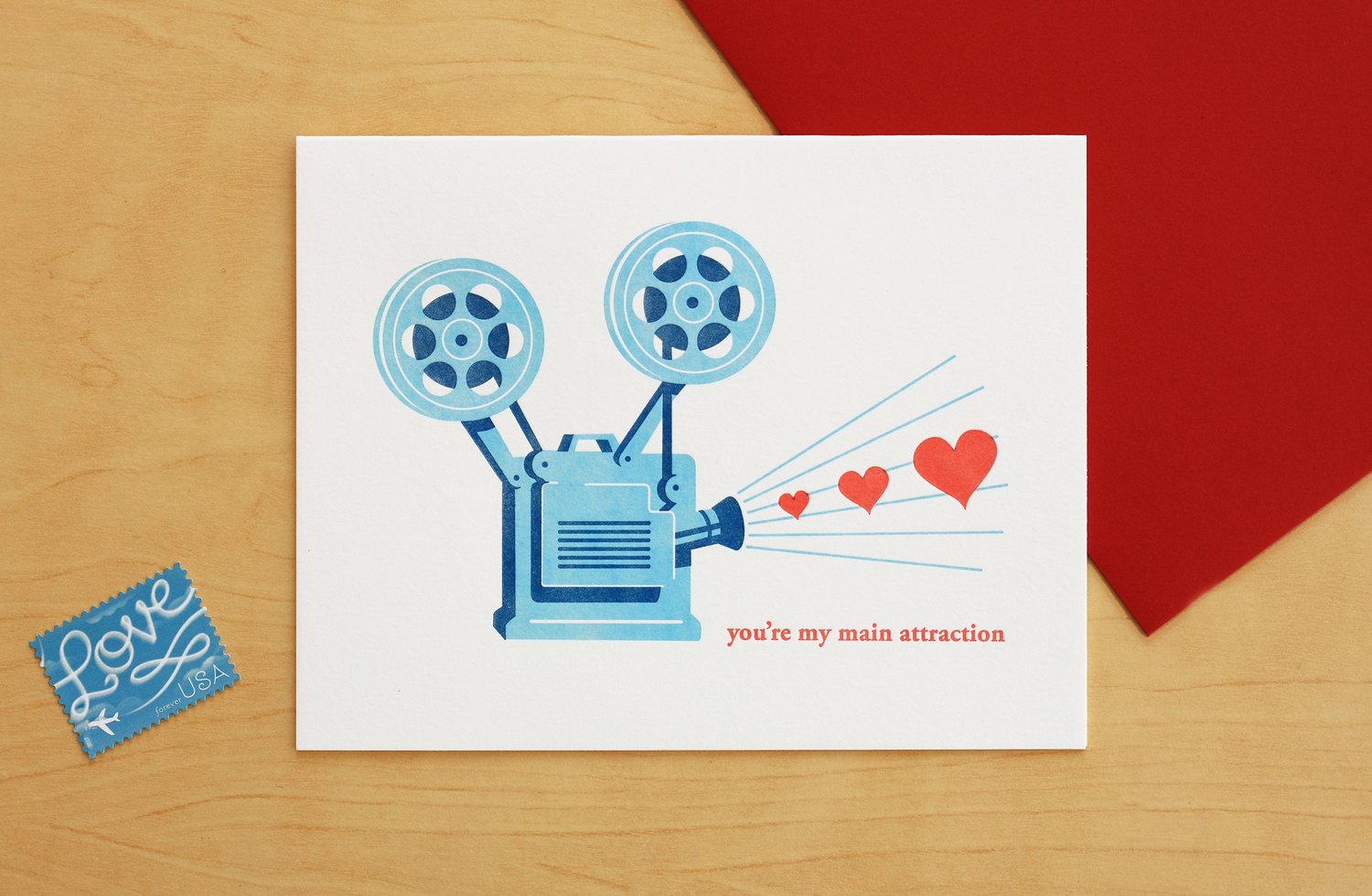 Image of HEART PROJECTOR Card