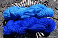 Image 3 of Extreme Blue Gradient Set Shetland Aran 2 skeins 332 yds 200 grams
