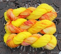 Image 1 of Peach Melba Fingering Sock Yarn 100 grams and 463 yards ON SALE
