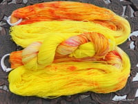 Image 2 of Peach Melba Fingering Sock Yarn 100 grams and 463 yards ON SALE