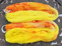 Image 3 of Peach Melba Fingering Sock Yarn 100 grams and 463 yards ON SALE