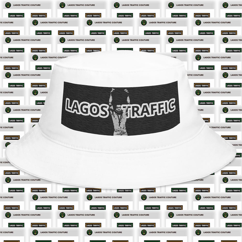 LAGOS TRAFFIC LUX COUTURE TWILL BUCKET HAT (ICON/ BLK/WHT)