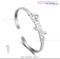 Custom Nameplate Bracelet