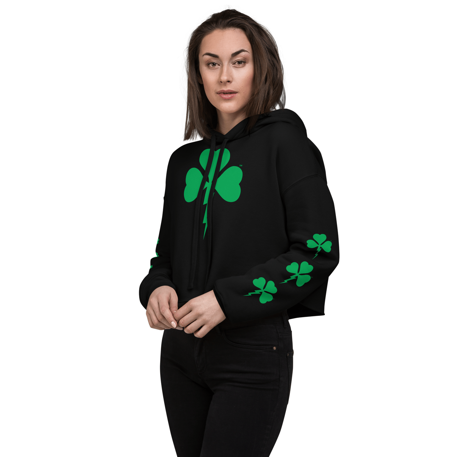 Irish Crop Sweatshirt