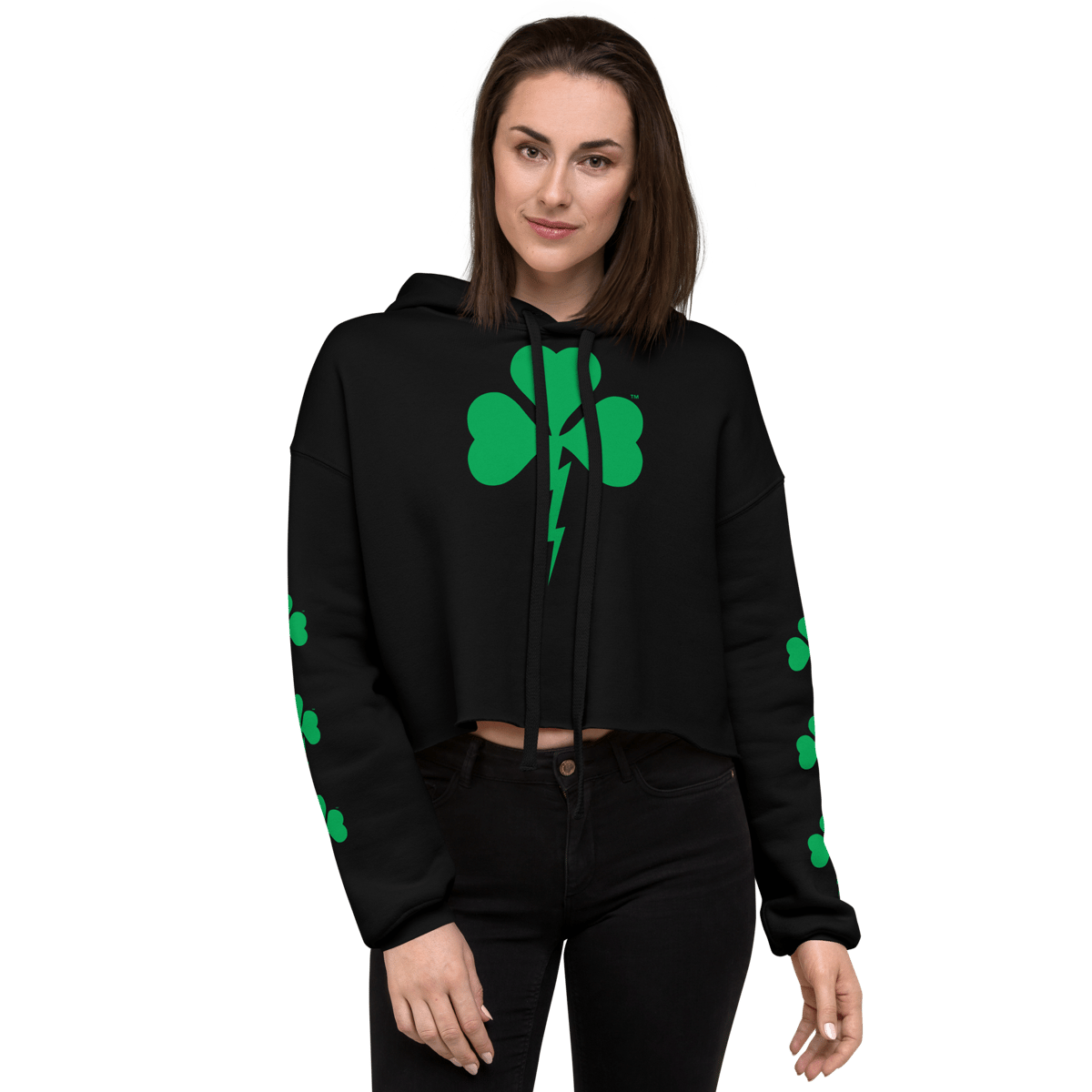 St patrick's sales day cropped sweatshirt