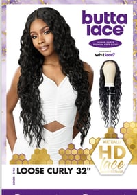 Image 5 of LOOSE CURLY 32″ BUTTA LACE HUMAN HAIR BLEND 
