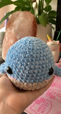 Crochet whale 