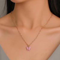 Butterfly Charm Necklaces