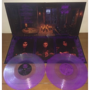 Image of "Death And The Beyond" 2LP (clear/neon purple vinyl/2021 reissue)