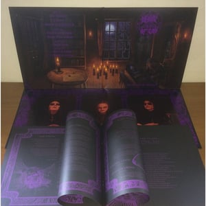 Image of "Death And The Beyond" 2LP (clear/neon purple vinyl/2021 reissue)