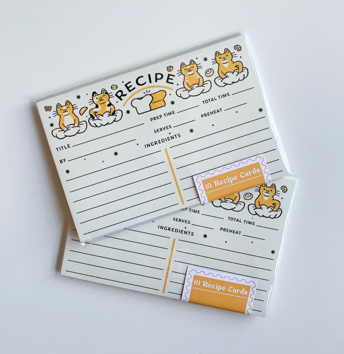 Image of Recipe Cards - Cats