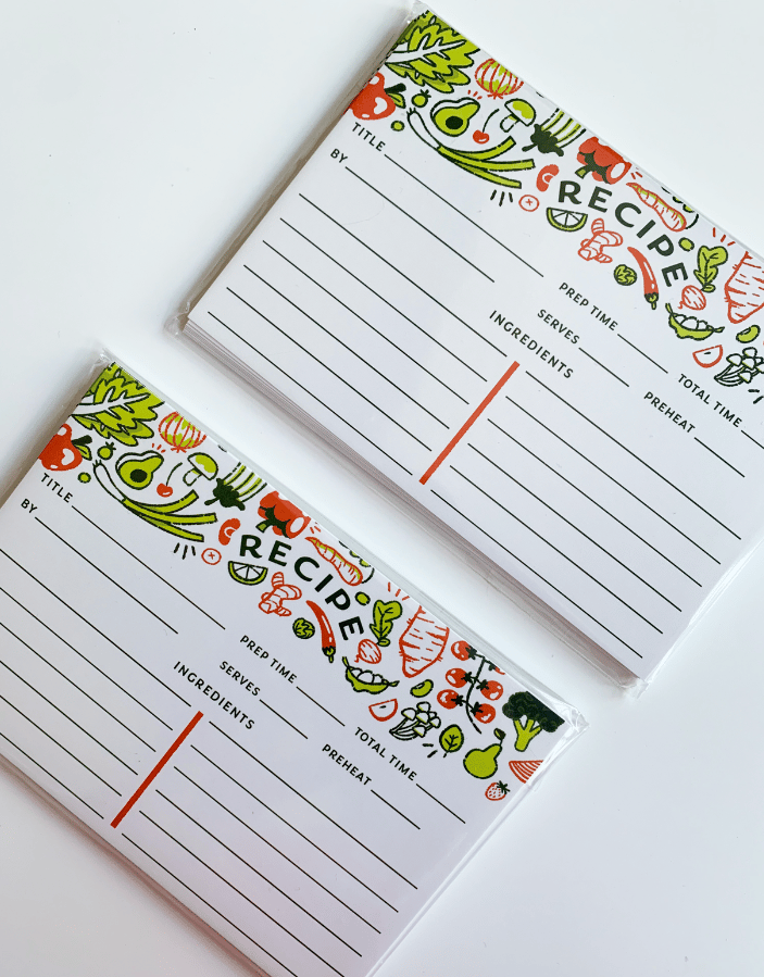 Image of Recipe Cards - Produce