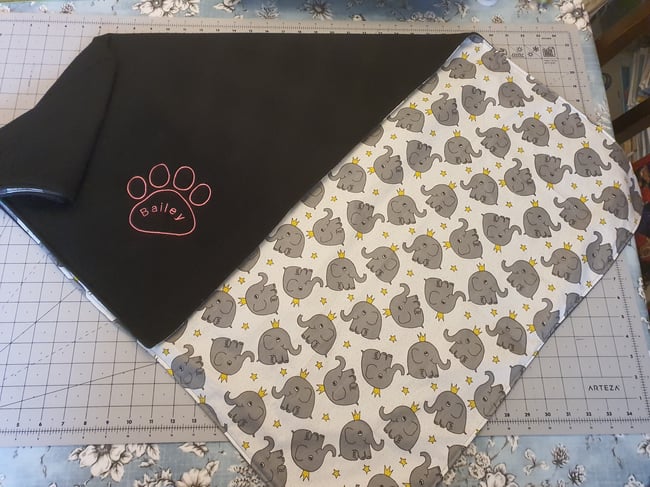 Personalised pet blanket 