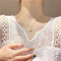 Chrysanthemum Charm Necklace
