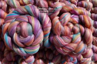 Image 3 of Neon Unicorn Farts Merino Nylon Custom Blend Combed Top - 4 ounces ON SALE