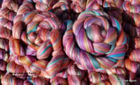 Image 5 of Neon Unicorn Farts Merino Nylon Custom Blend Combed Top - 4 ounces ON SALE