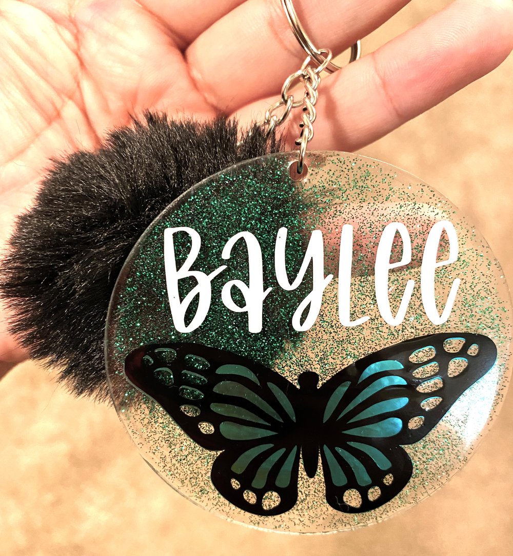 Image of Butterfly Key Chain 