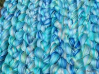 Image 4 of 4 ounces Waters Edge NEW Custom Blend Merino Combed Top ON SALE