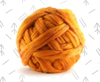 Image 1 of 4 oz Myth Tweed Blend - Tweed/Viscose/Merino/Bamboo - Combed Top