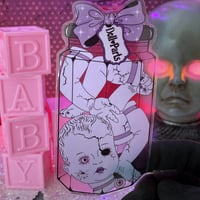 Image 1 of Pretty Haunted Doll Parts Sticker
