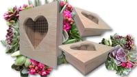Image 1 of Vertical Succulent Planter Box 10" Heart Shaped Frame