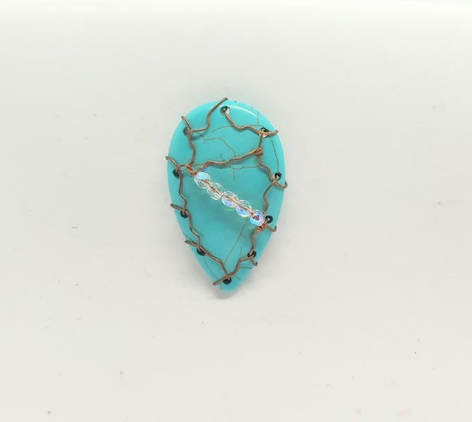 Image of Dyed Magnesite Magnetic Pin #22-645