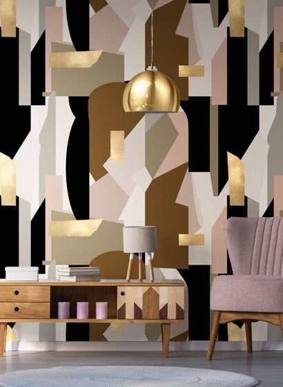 Image of Carta da parati grafica astratta