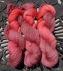 Salmon and Lobster Bisque Sparkle Fingering Yarn 438 yds ON SALE
