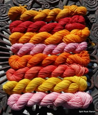 Image 1 of Sunset Mini Skein Set - 8 Skeins - Fingering/Sock 160 gm 704 yds