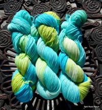 Image 1 of Tropical Breezes Fingering Sparkle Yarn 100 grams 438 yards