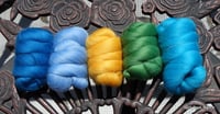 Image 1 of Summer Holiday 1 Blending Bag Merino Bamboo combed tops 5.38 ounces