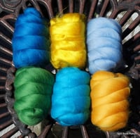 Image 2 of Summer Holiday 1 Blending Bag Merino Bamboo combed tops 5.38 ounces