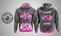 Image 1 of Pink Maryland Fleece Hoodie