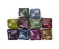 Image 1 of Galaxy Mixed Bags - 250 grams - 8.8 ounces - 10 different colors - Corriedale sliver ON SALE