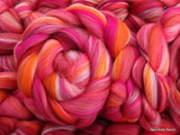 Image 3 of 4 ounces Cottage Roses Brand NEW Custom Blend Combed Tops - Corriedale/Merino ON SALE
