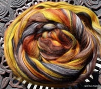 Image 1 of 4 ounces Leopard Combed Top Custom Blend - Corriedale/Merino ON SALE