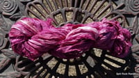 Image 1 of Sari Ribbon Yarn in Magenta - 40 yards - 95 grams