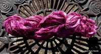 Image 4 of Sari Ribbon Yarn in Magenta - 40 yards - 95 grams