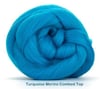 Turquoise Merino Combed Top - 100 grams (3.5 oz)
