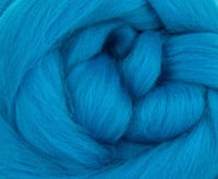 Image 4 of Turquoise Merino Combed Top - 100 grams (3.5 oz)