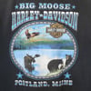Vintage Big Moose Harley Davidson Tee