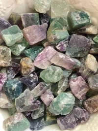 Image 3 of ROUGH RAINBOW FLUORITE (CHOSEN AT RANDOM) - MEXICO 