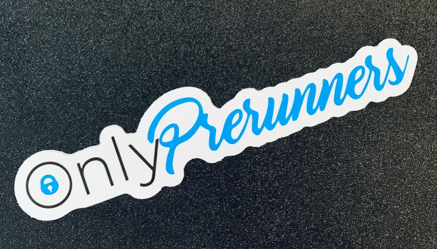 Image of OnlyPrerunners Sticker