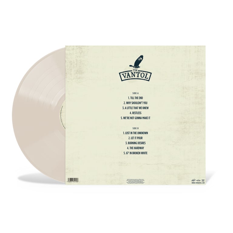 NEW: Tim Vantol - Burning Desires (LP, Bone) Image 2