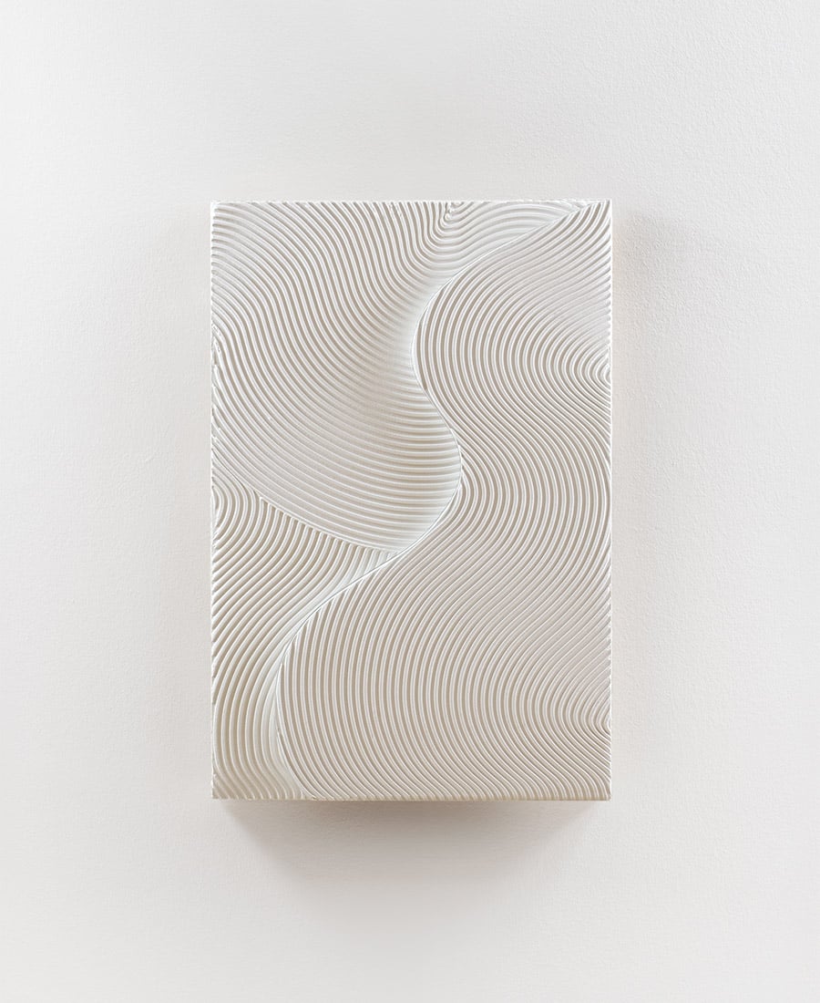 Image of Waves Relief · White No. 3 (sold)