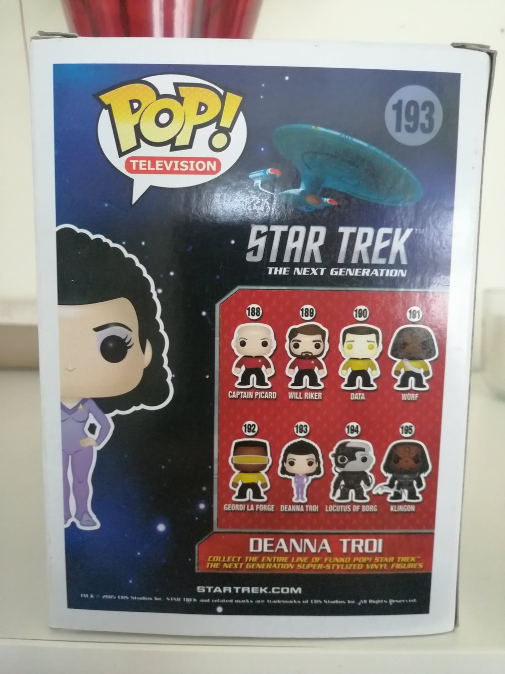 Marina Sirtis Star Trek Deanna Troi Signed Pop