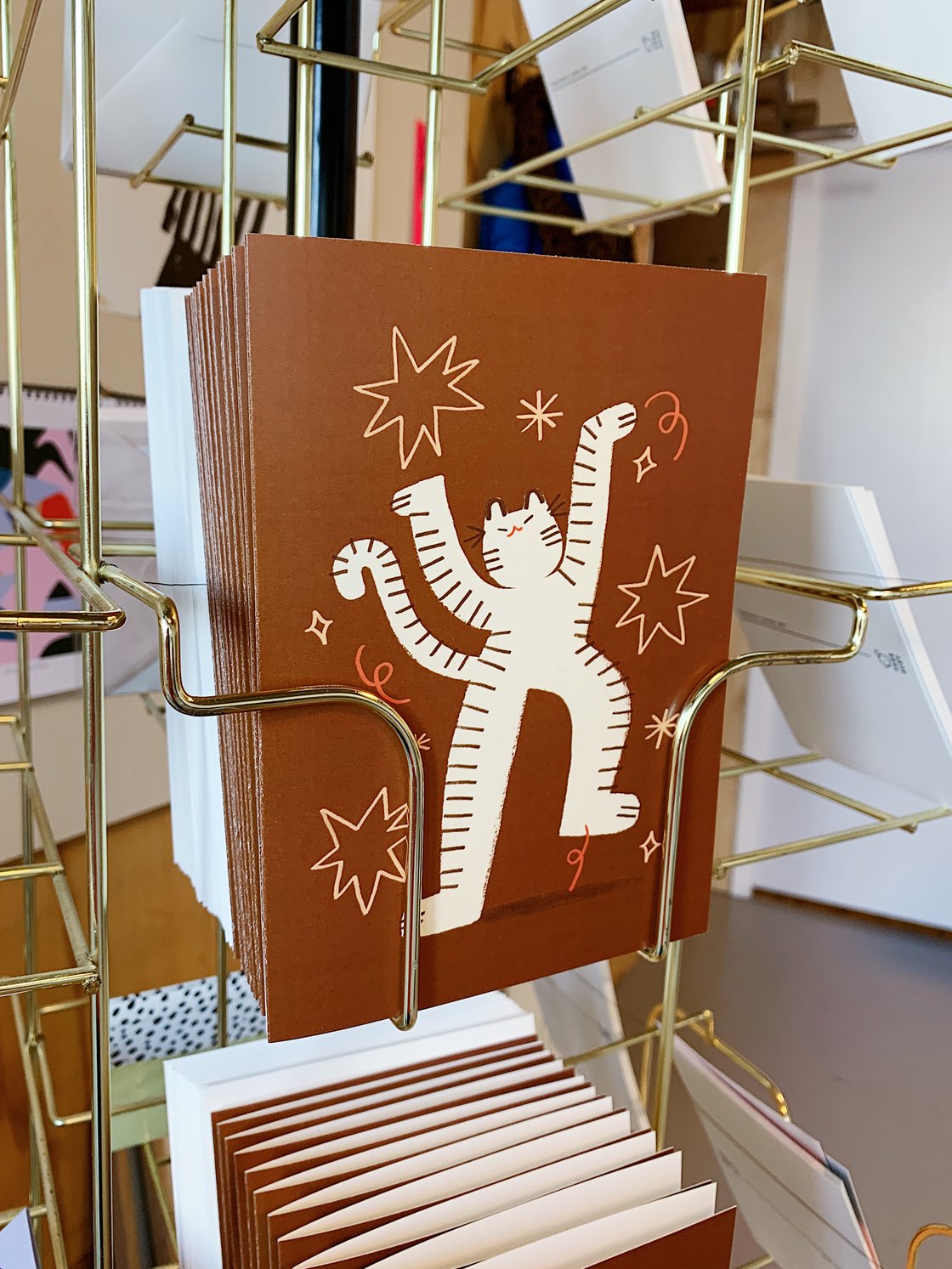 Image of Groovy Tiger | Greeting Card + envelopes