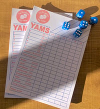 BRIGADE DU VICE : CARNET DE SCORE DE YAMS