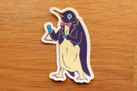 Image 1 of Sticker - Pingouin au triangle